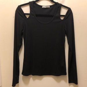 Long sleeve black shirt